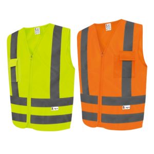 Colete refletivo bolso/ziper Kalipso