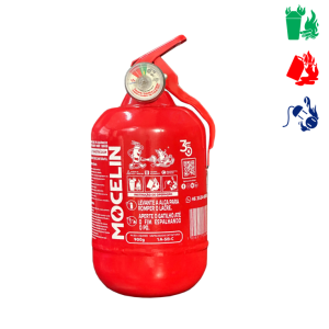 Extintor ABC 1Kg modelo Fiat MOCELIN