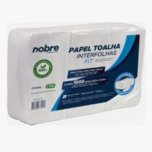 Papel toalha interfolha 20X23 NOBRE FIT C/1000