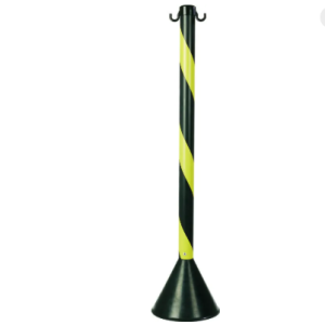 PEDESTAL ZEBRADO PT/AM - DESMONTADO EPI 360