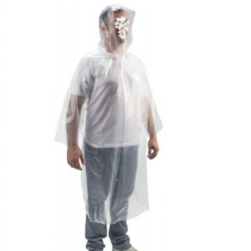 Capa de chuva transparente 170x140 c/capuz 003 CA 30012 Brasmo