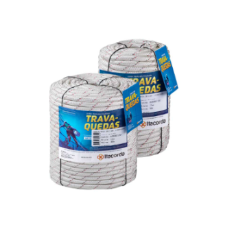 Corda trava queda 12mm rolo com 50M - Itacorda
