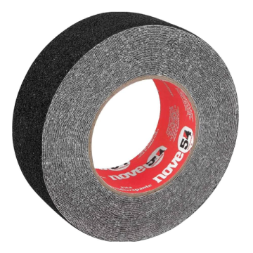 Fita antiderrapante cor preta NOVE54