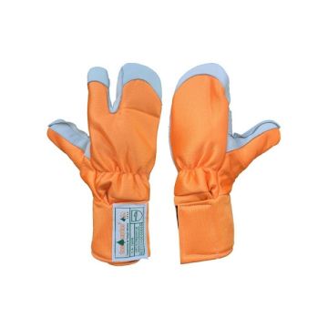 LUVA COURO VAQ NYLON OP MOTOSSERRA TECMATER CA12876