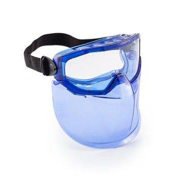 Óculos de proteção ampla visão agregado protetor facial CA 36424 Super SAfety