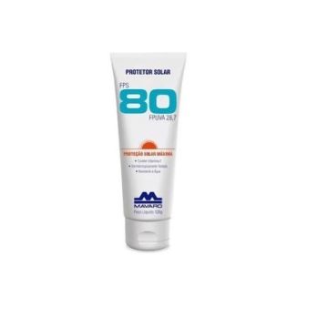 Protetor solar FPS 80 MAVARO 120g