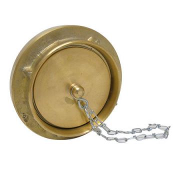 Tampão cego storz 1 1/2 latão com corrente - Metalcasty