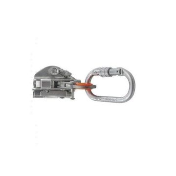 Trava queda em aço inox para corda 12mm mosquetão oval MULT1886C
