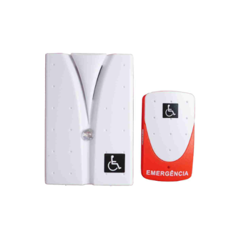 Alarme audiovisual PNE/PCD tomada DNI