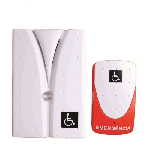 Alarme audiovisual PNE/PCD a pilha DNI