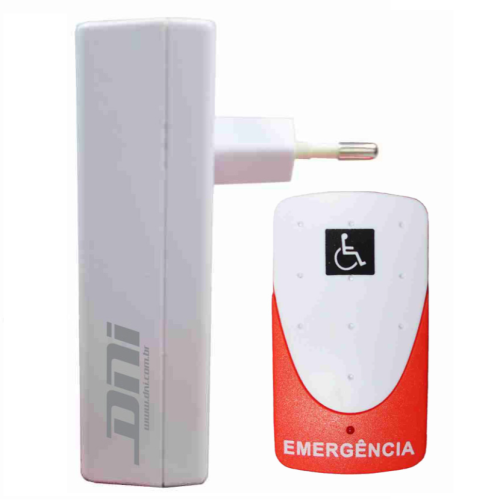 Alarme audiovisual PNE/PCD tomada DNI