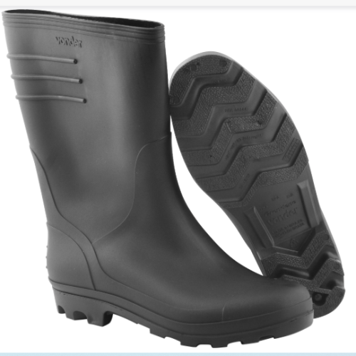Bota de borracha sem Forro cor preta VONDER CA43107