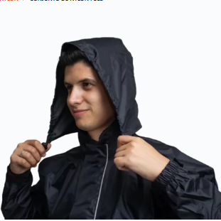 Conjunto nylon full com capuz pioneira