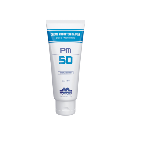 Creme protetor para pele PM 50 grupo 2 150g CA 4234 MAVARO