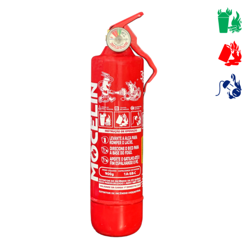 Extintor ABC 1kg modelo universal Mocelin