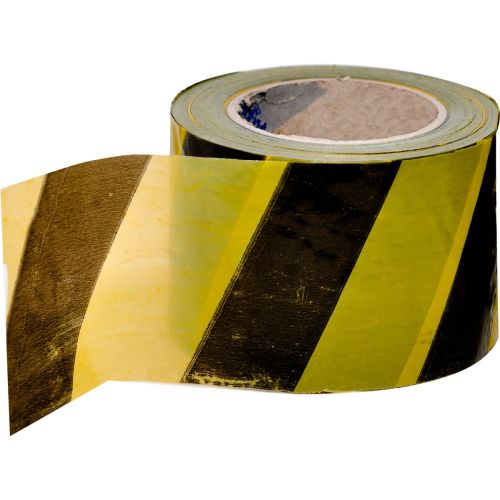 Fita zebrada preto/amarelo 200 metros EPI 360