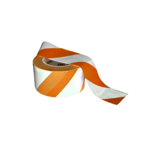 Fita zebrada laranja/branca 200 metros - KTELI