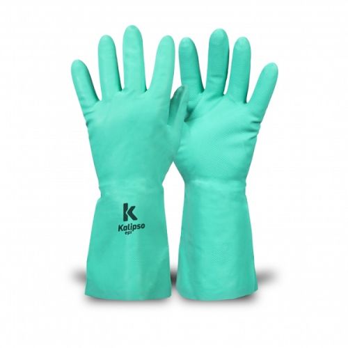 Luva nitrili-ka 10 verde kalipso CA11769