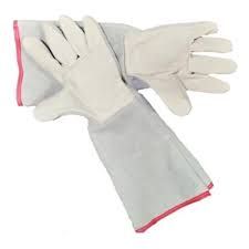 Luva de vaqueta punho 15cm em raspa tamanho 10 CA 40657 Schmitz