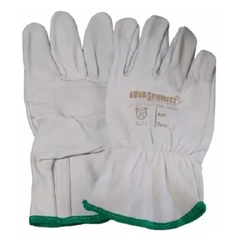 Luva de vaqueta punho 7cm tamanho 10 Schmitz CA40657