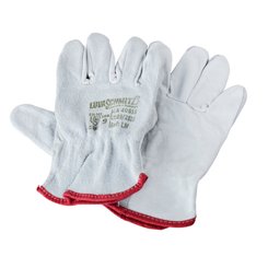 Luva de vaqueta punho 7cm tamanho 9 Schmitz CA 40657