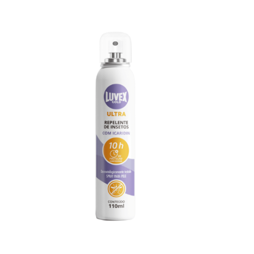 Repelente gold ultra frasco de 110 ML SPRAY 10hrs proteção - Luvex