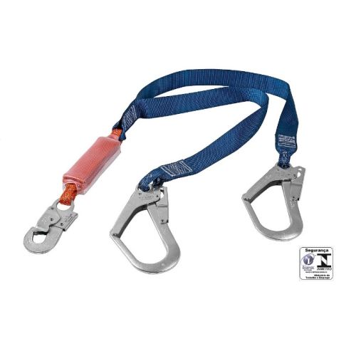 Talabarte Y em fita com ABS gancho 55mm Top Cintos