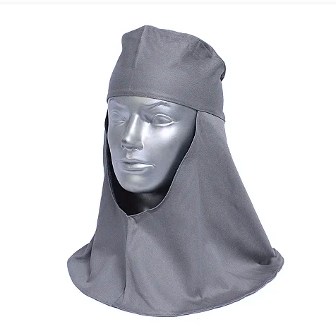 Touca arabe em helanca na cor cinza com velcro CA 44963